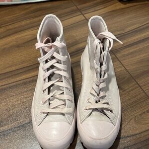 Women's Pink High-Top Athletic Sneakers